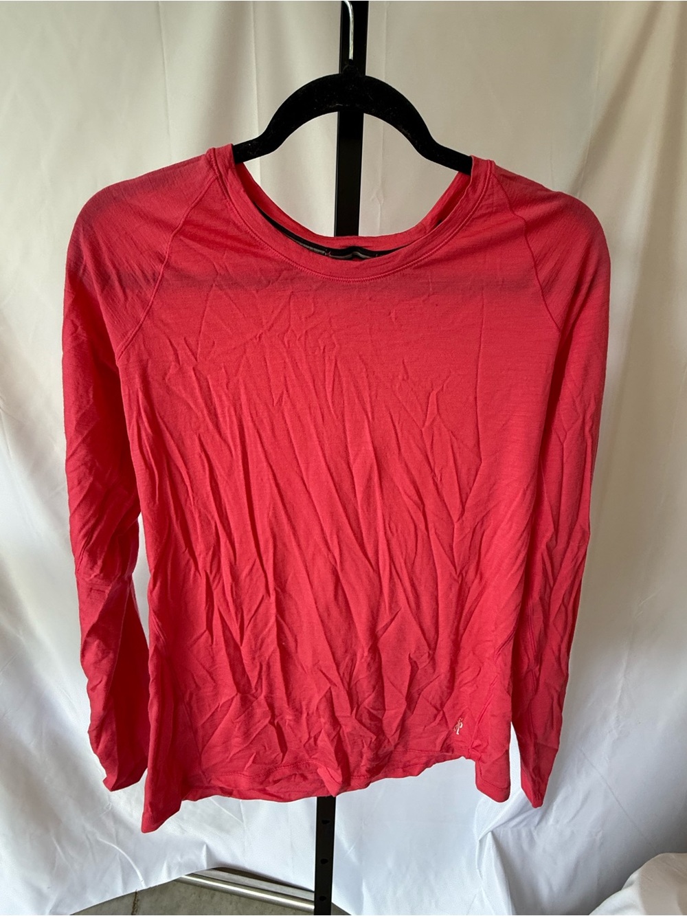 Smartwool Women's Large Classic All-Season Merino Base Layer Long Sleeve Coral